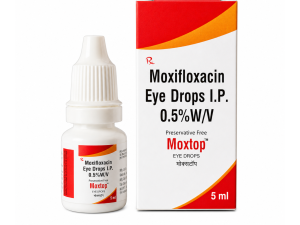 Moxtop Eye Drops (Moxifloxacin Eye Drops I.P. 0.5% w/v)